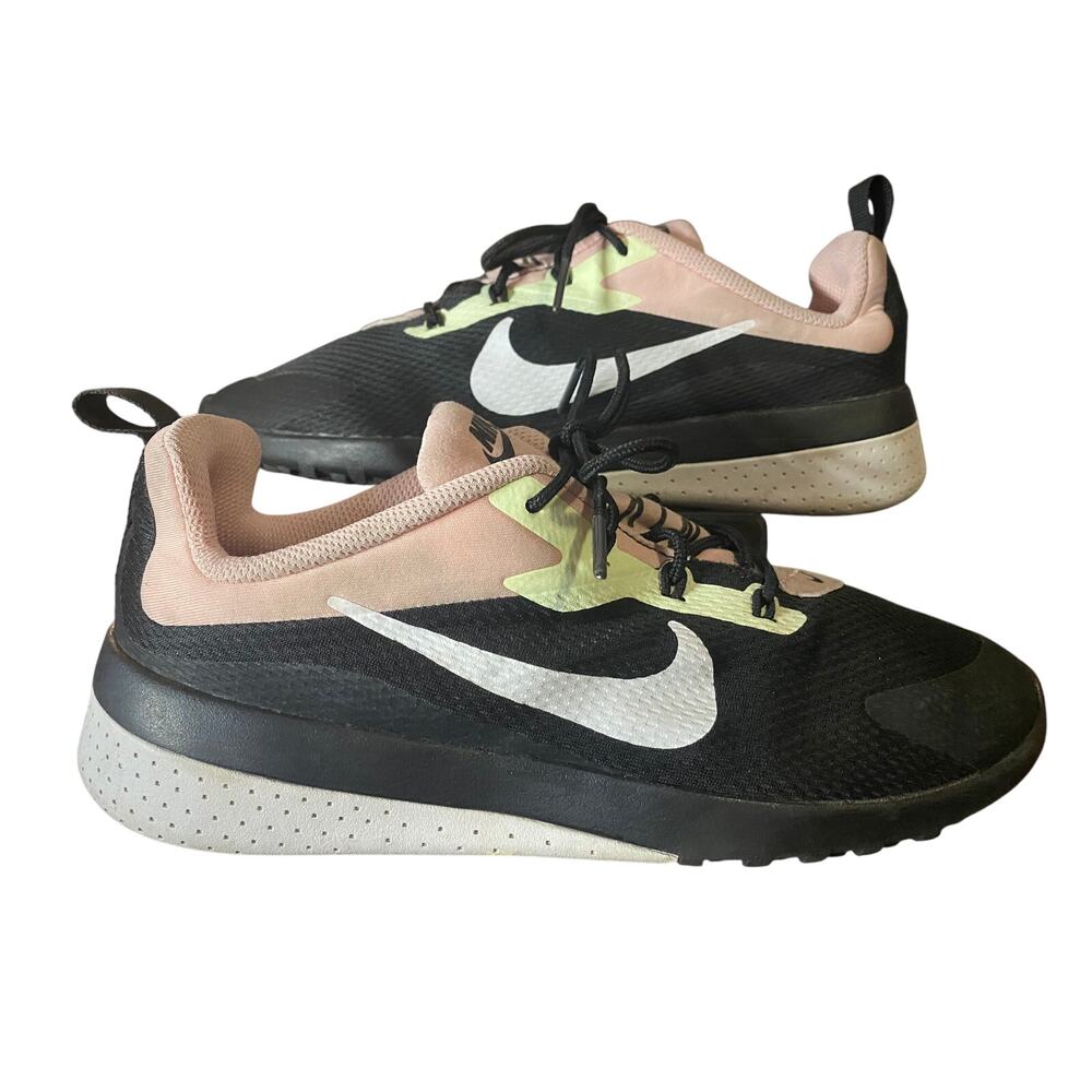 Nike CK Racer 2 Womens 8.5 Black White Storm Pink Running Shoes Lightweight